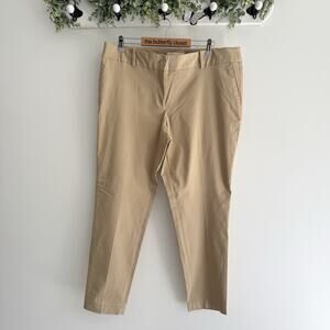 Michael Kors Plus Size Tan Khaki Dress Pants 16W Straight Leg SH